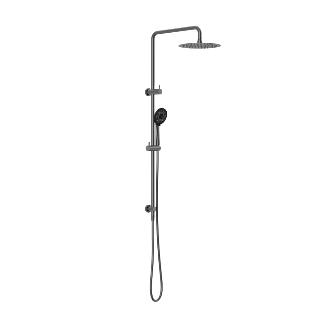 Nero Round Project Twin Shower 4 Star Rating Gun Metal - Image 3
