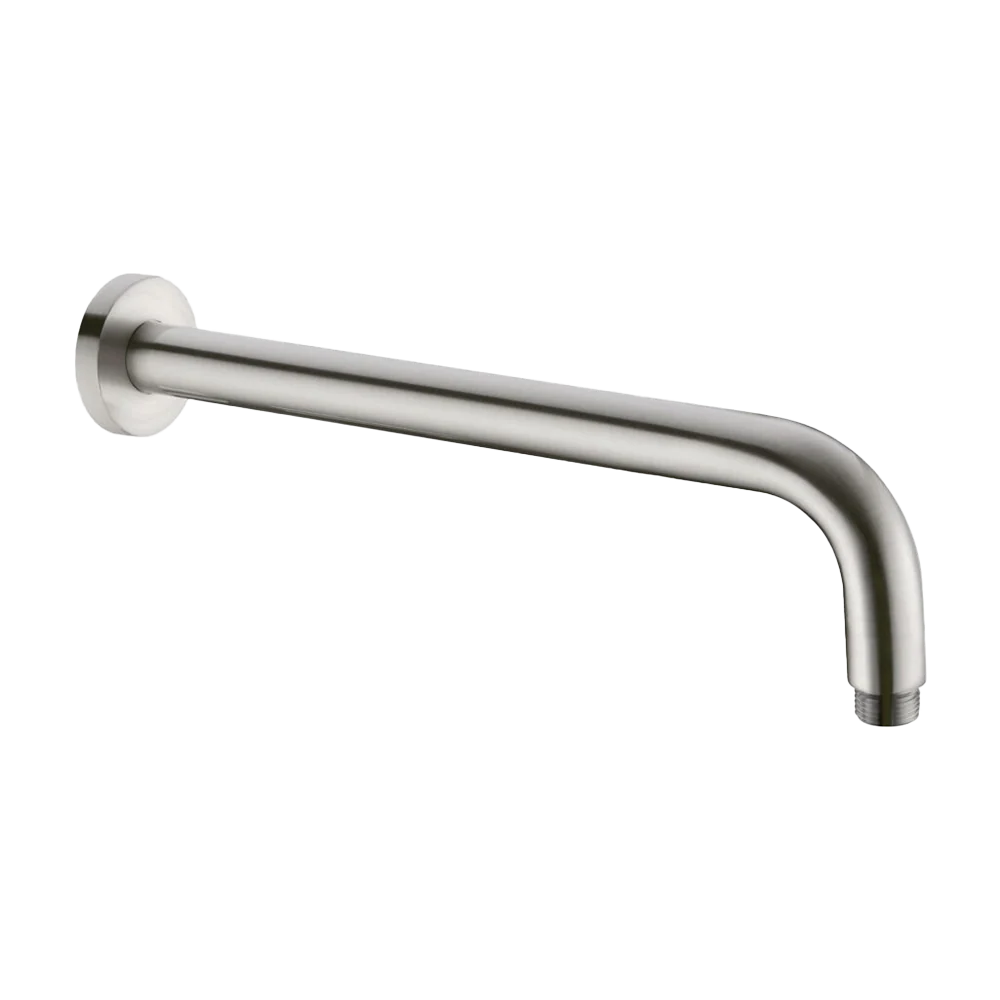 Nero Round Shower Arm 500mm Brushed Nickel - Image 3