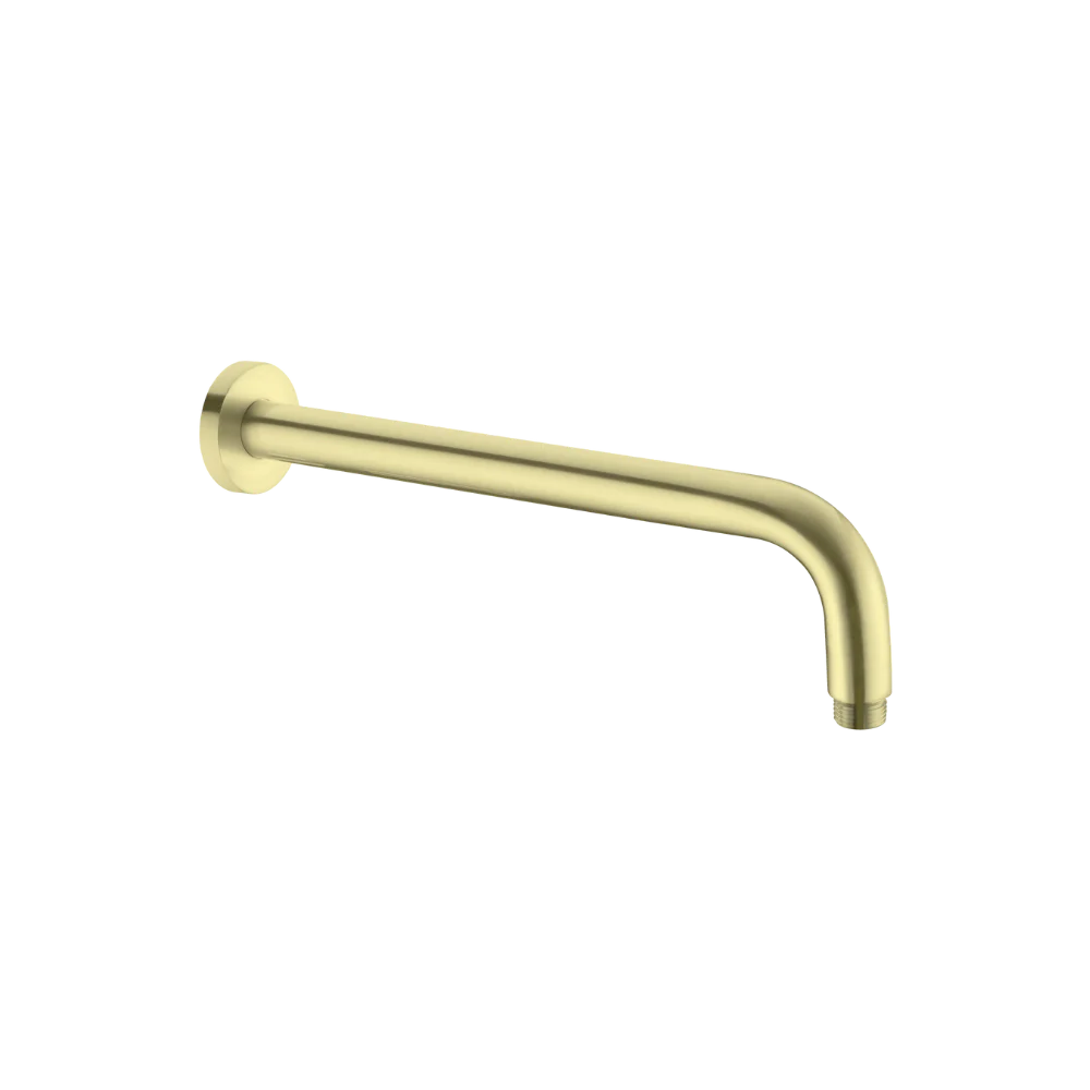 Nero Round Shower Arm Brushed Gold - Image 3