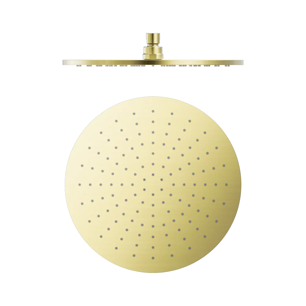 Nero Round Shower Head 300mm Brushed Gold - Image 4