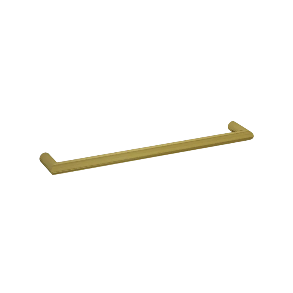 Thermogroup Round Single Bar Heated Towel Rail Brushed Gold - Image 3