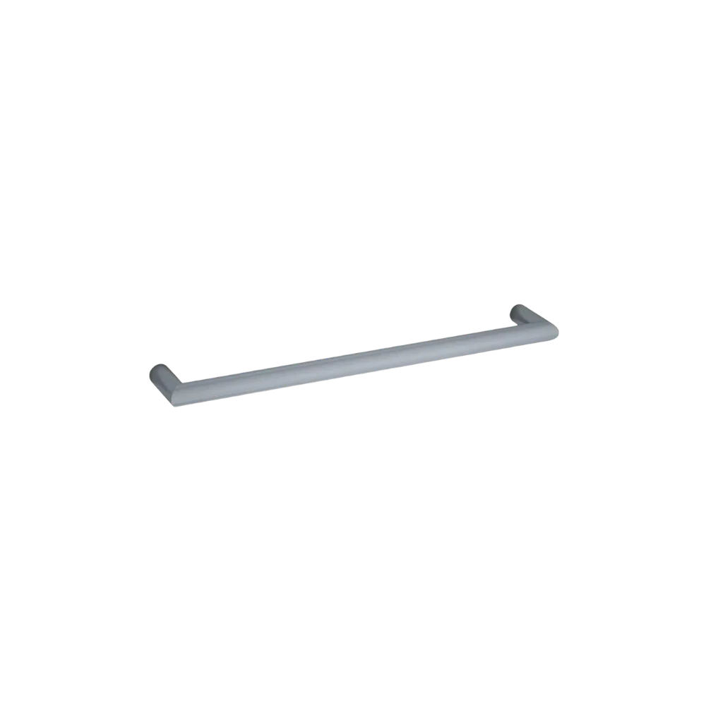 Thermogroup Round Single Bar Heated Towel Rail Brushed Gunmetal