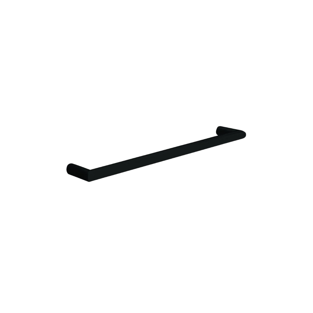 Thermogroup Round Single Bar Heated Towel Rail Matte Black - Image 3