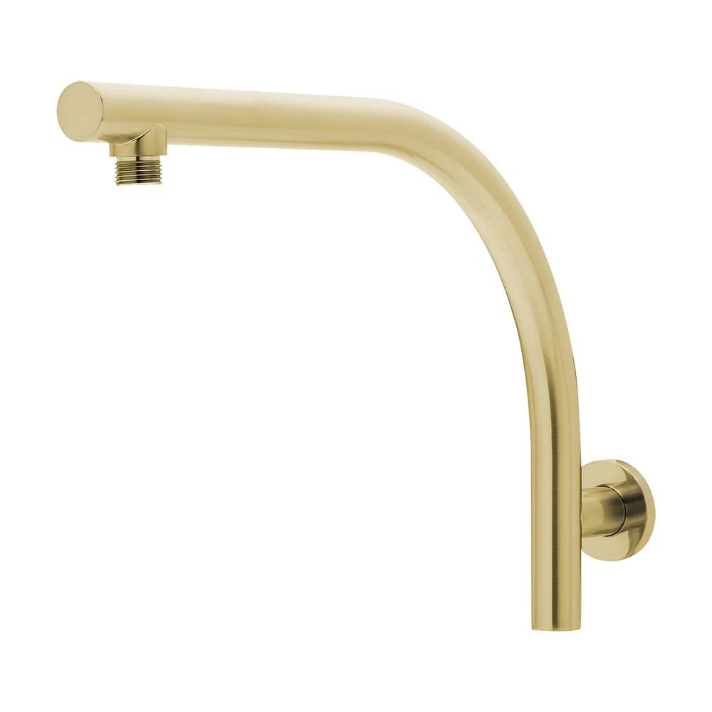 Phoenix Rush High-Rise Shower Arm Brushed Gold