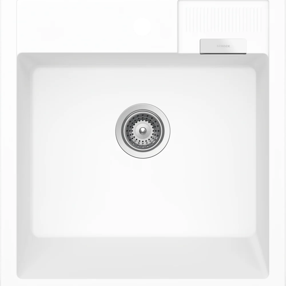 Schock Kallio Single Bowl Day With 1 Tap Hole White - Image 3