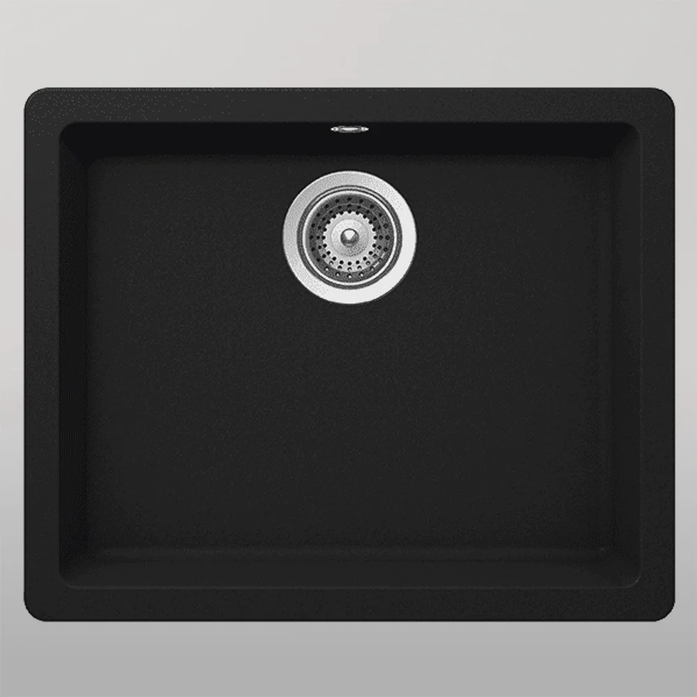 Schock Quadro Large Sink Bowl Onyx Black - Image 2