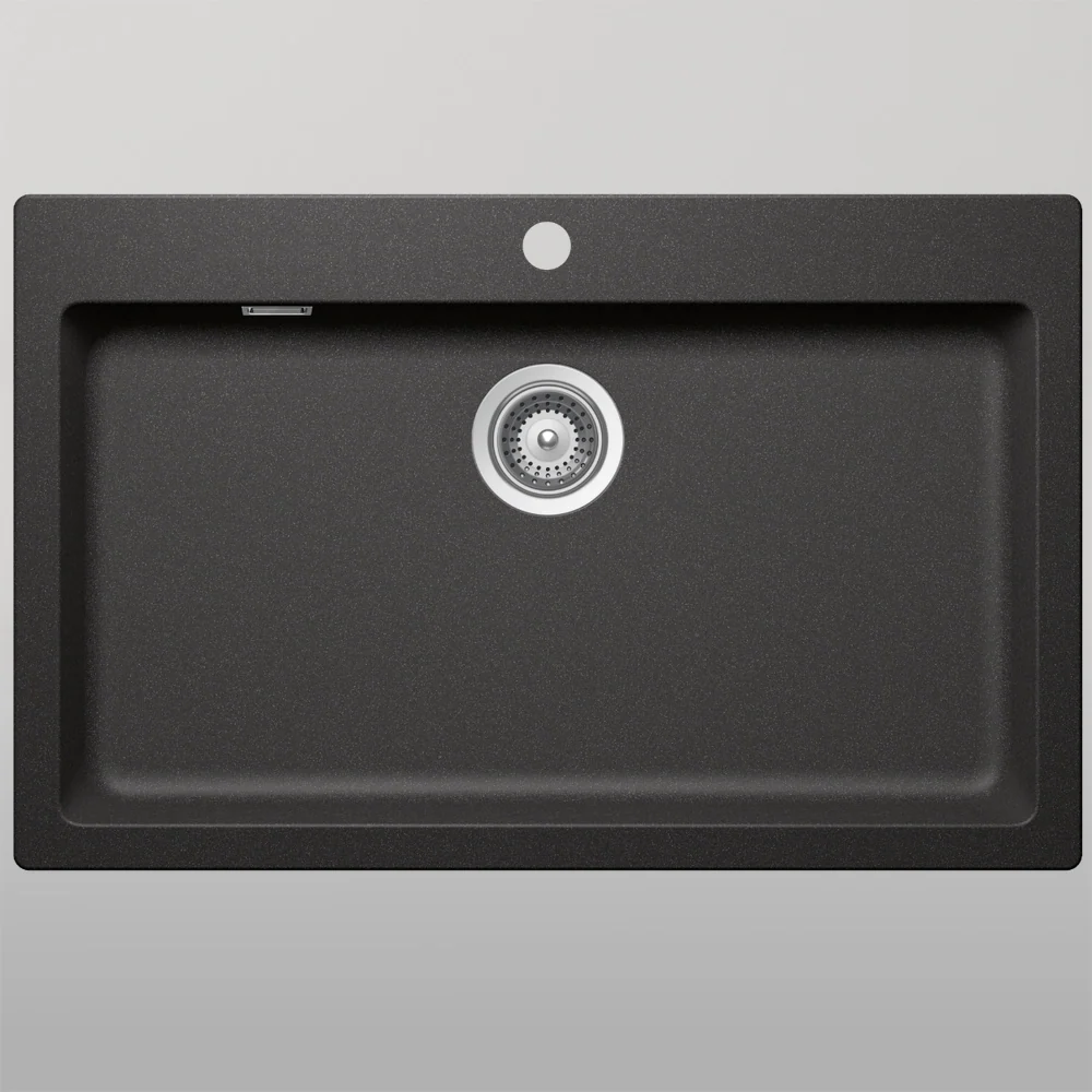 Schock Signus Large Single Bowl 1 Tap Hole Stone Grey - Image 2