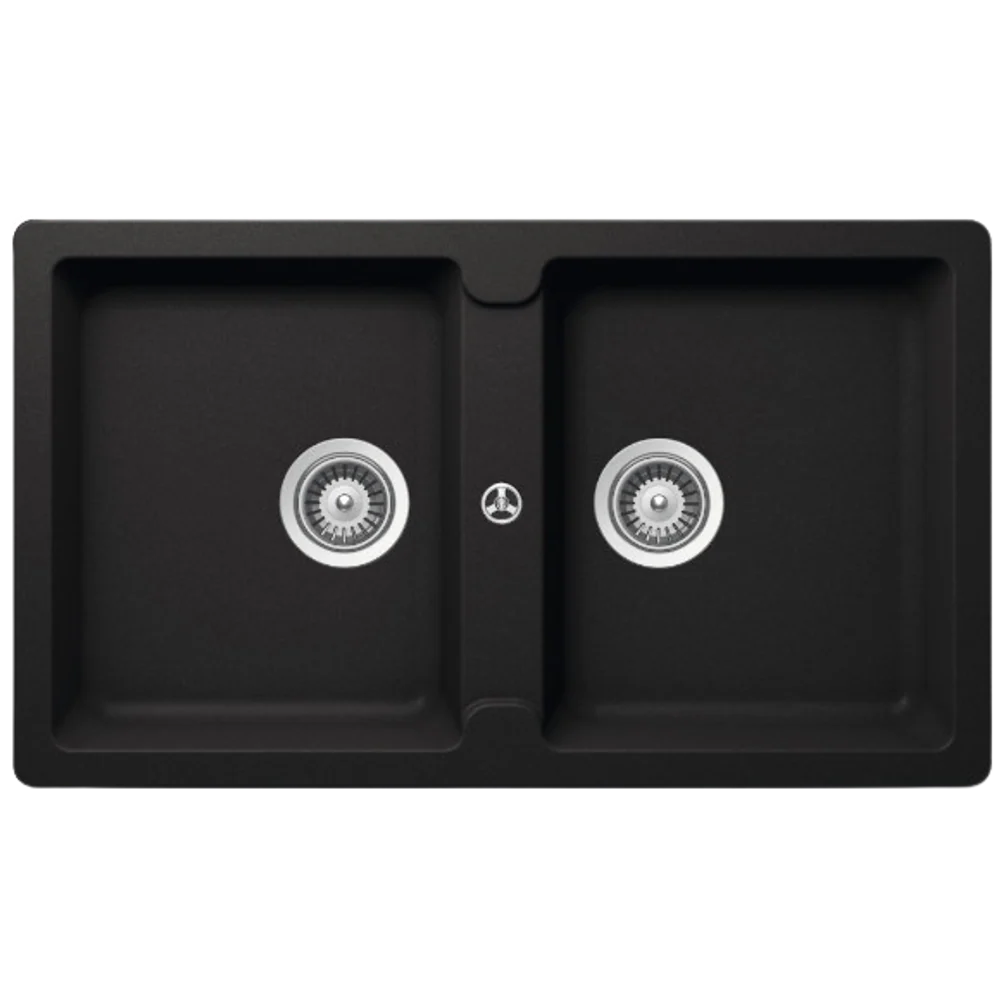 Schock Typos Double Bowl Nth Nero Black - Image 2