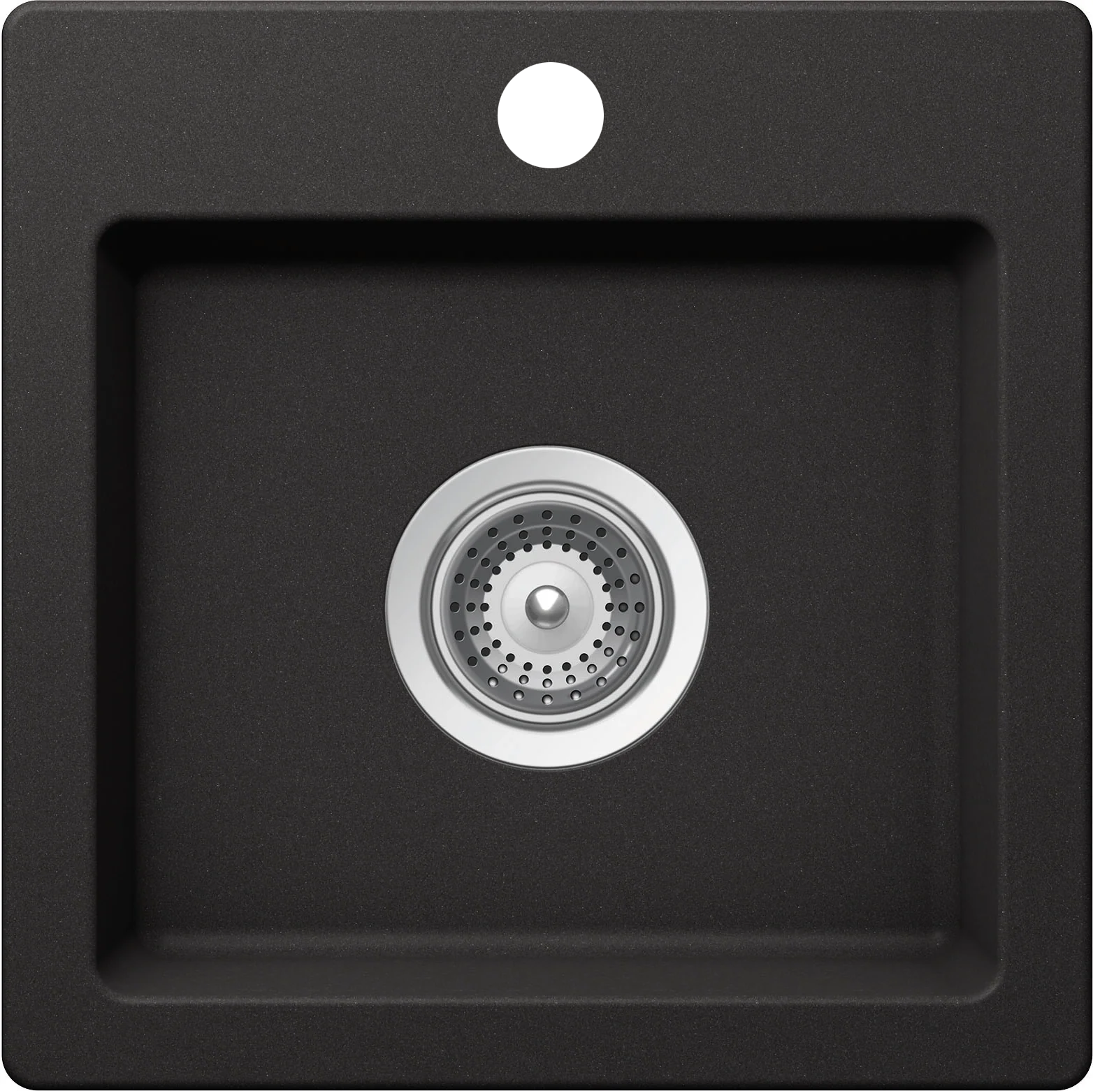 Schock Virtus Small Bowl 1 Tap Hole Nero Black - Image 3