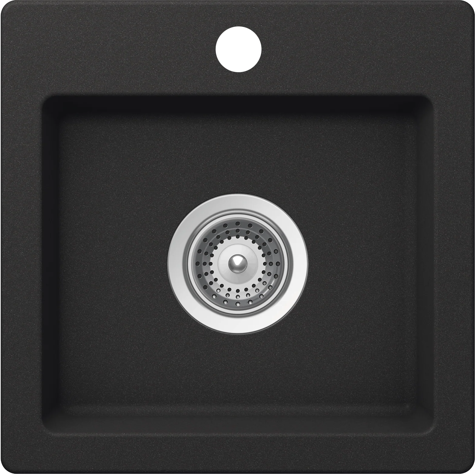 Schock Virtus Small Bowl 1 Tap Hole Onyx Black