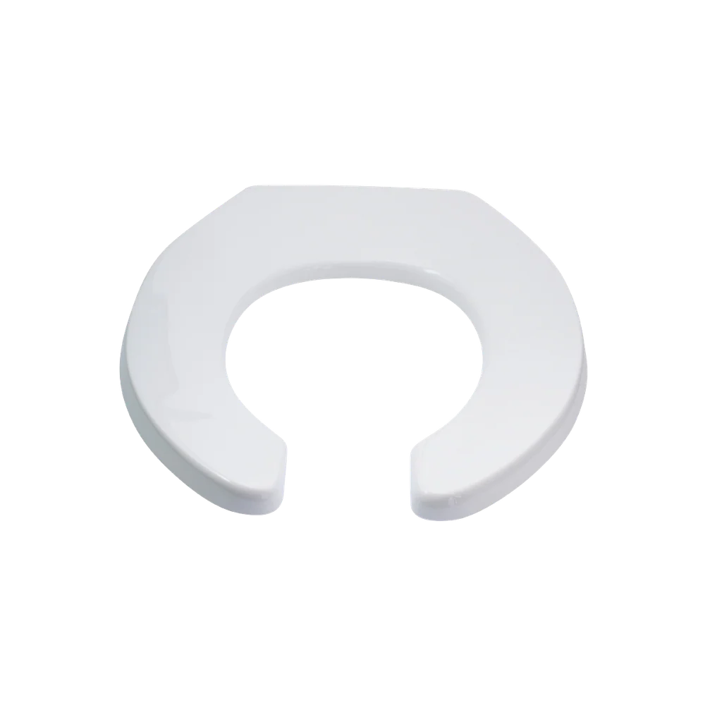 3monkeez Single Flap Open Front Toilet Seat White