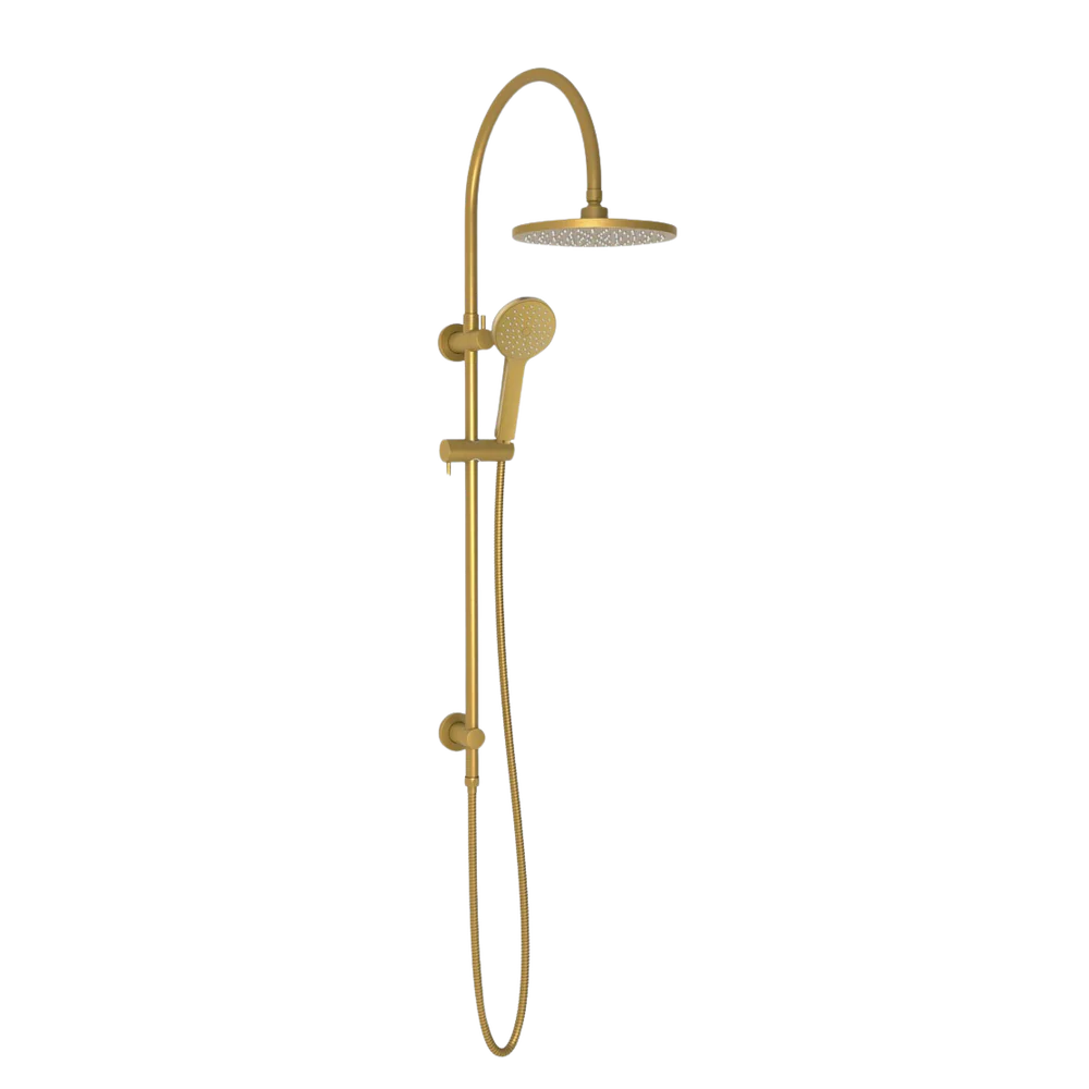ADP Soul Classic Gooseneck Shower Set Brushed Brass