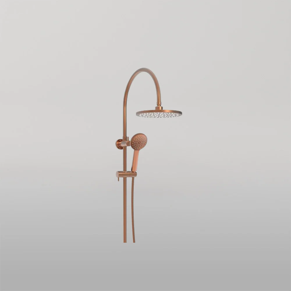 ADP Soul Classic Gooseneck Shower Set Brushed Copper - Image 2