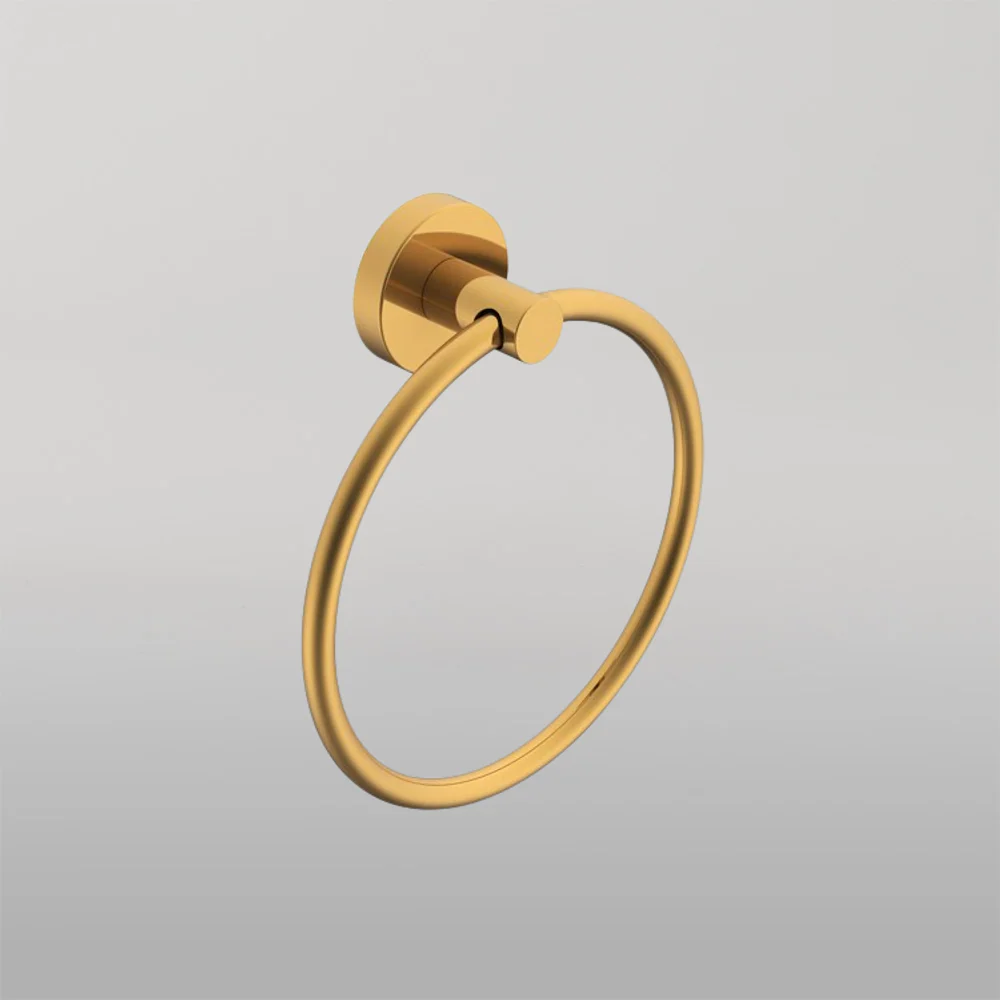 ADP Soul Hand Towel Ring Brushed Brass - Image 2