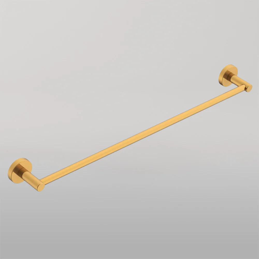 ADP Soul Single Towel Rail 600mm Brushed Brass - Image 2
