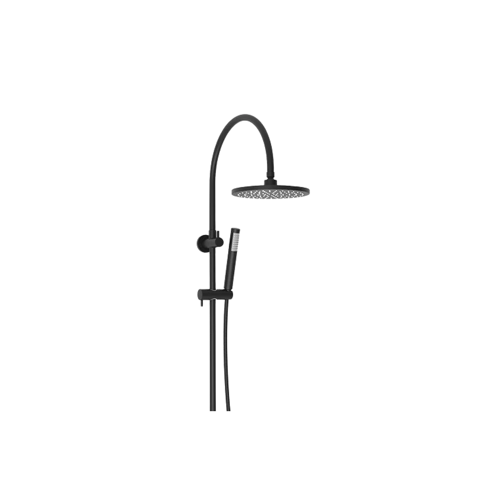 ADP Soul Slimline Gooseneck Shower Set Matte Black - Image 4