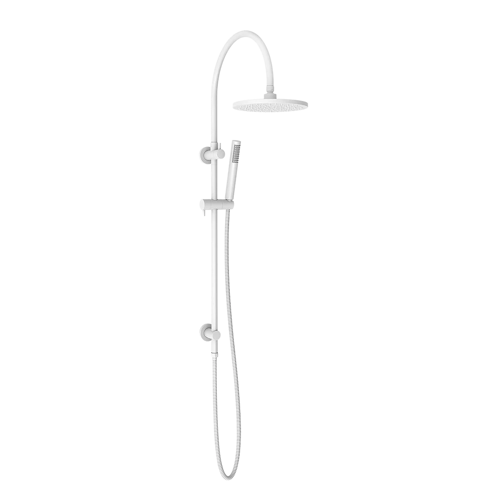 ADP Soul Slimline Gooseneck Shower Set Matte White - Image 3