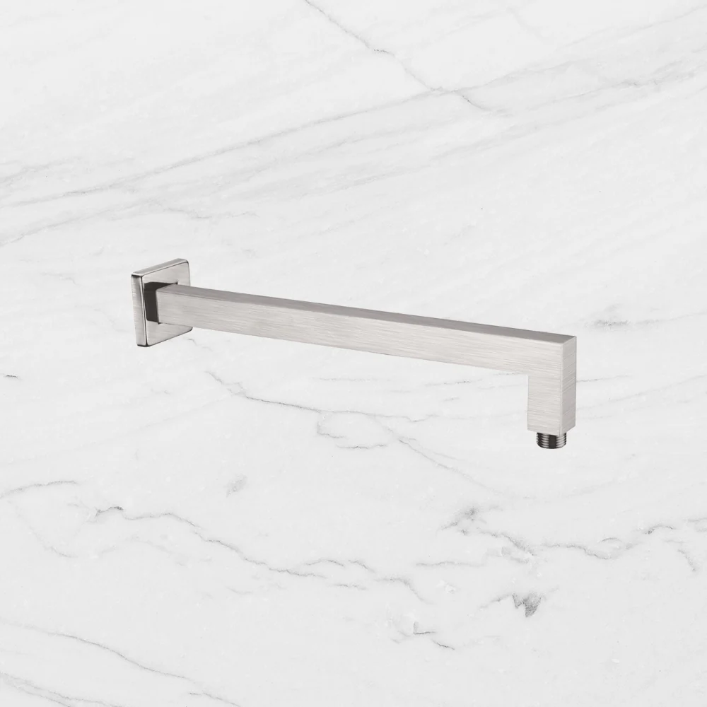 Nero Square Shower Arm Brushed Nickel - Image 2