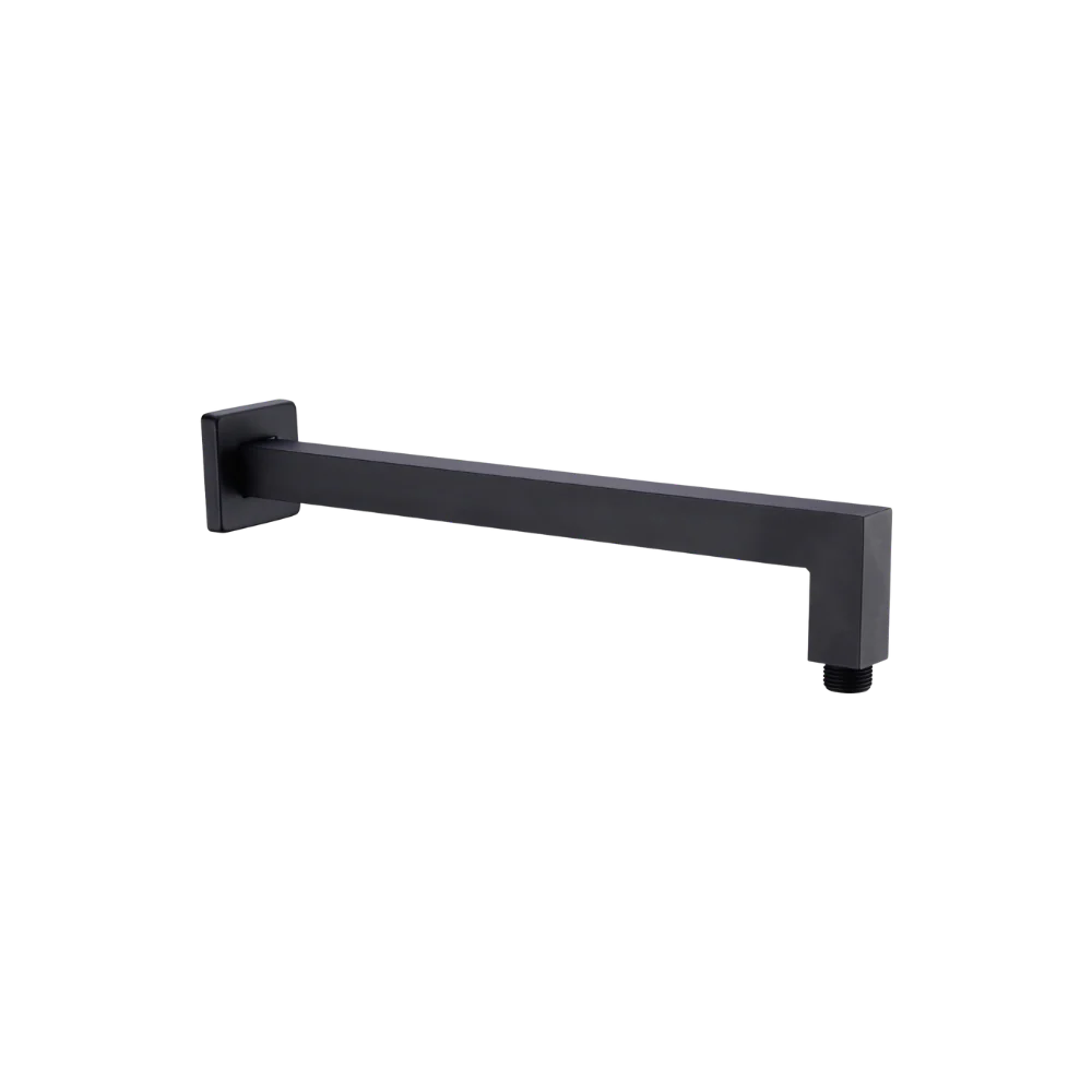 Nero Square Shower Arm Matte Black