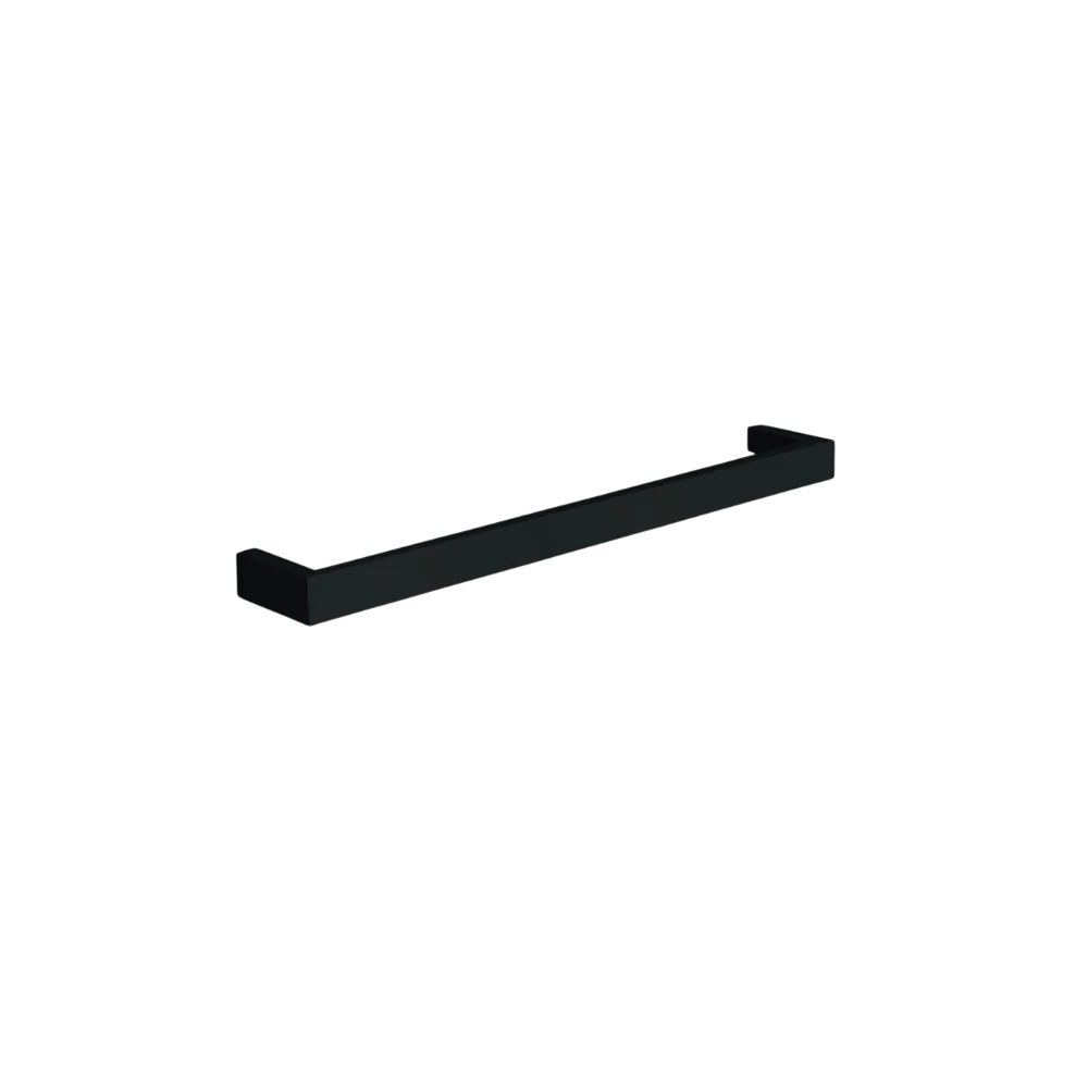 Thermogroup Square Single Bar Heated Towel Rail Matte Black - Image 3