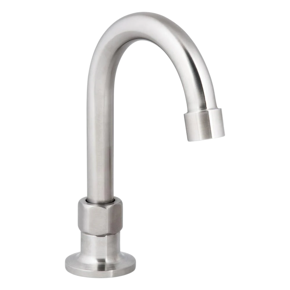 3monkeez Stainless Steel Single Bench Mount No Stops with 7-inch Gooseneck Spout - Image 4