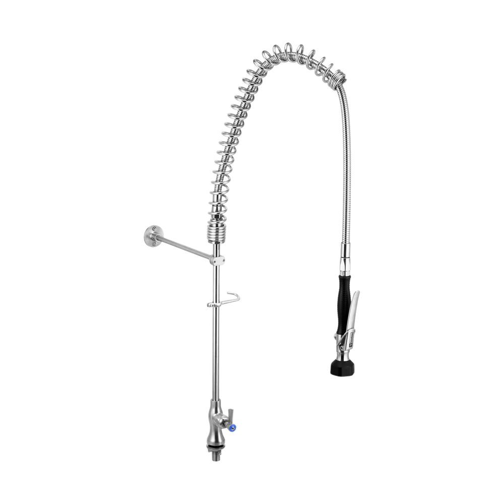 3monkeez Stainless Steel Single Bench Mount Pre-Rinse Unit - Image 3