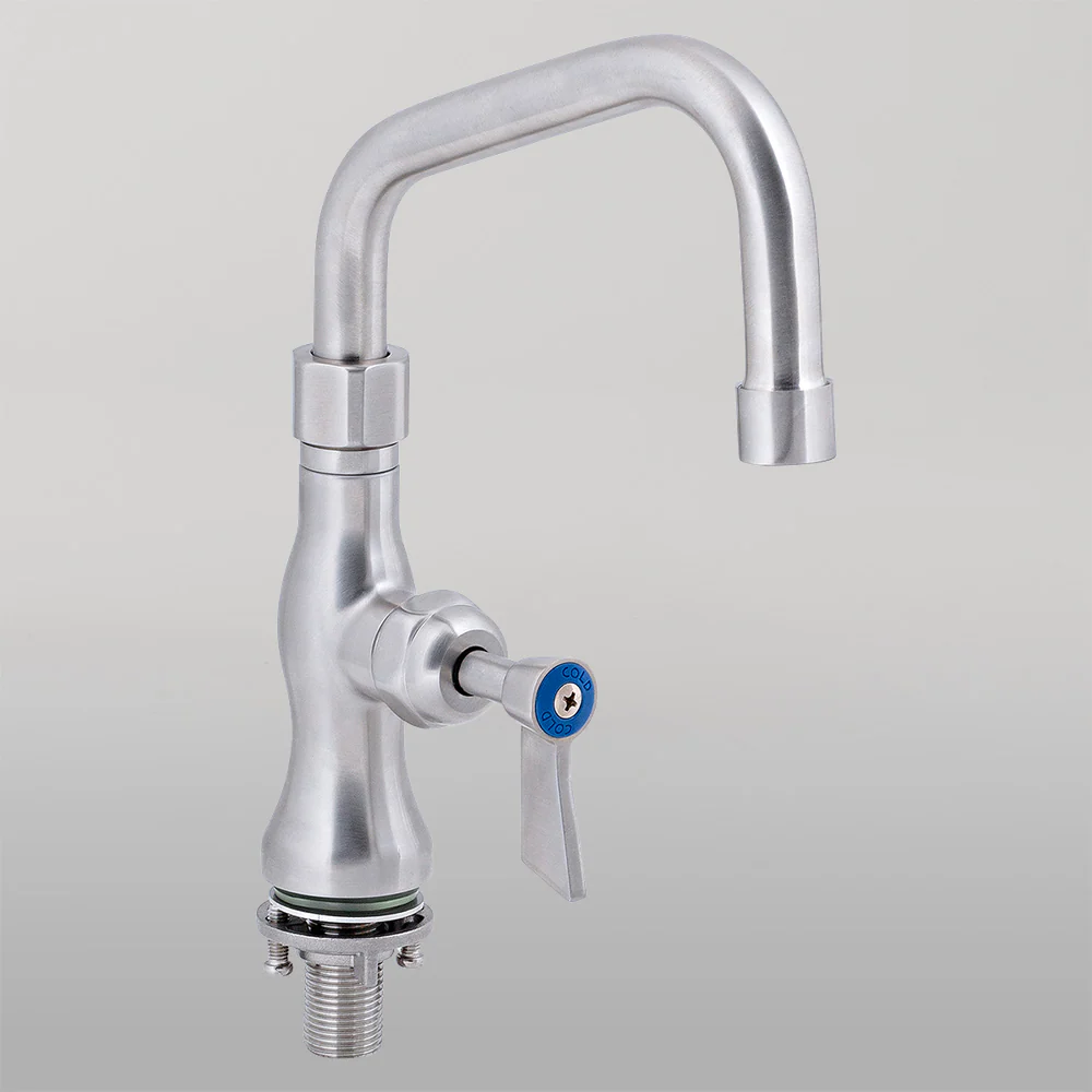3monkeez Stainless Steel Single Bench Mount Tap Body with 8-inch Spout - Image 2