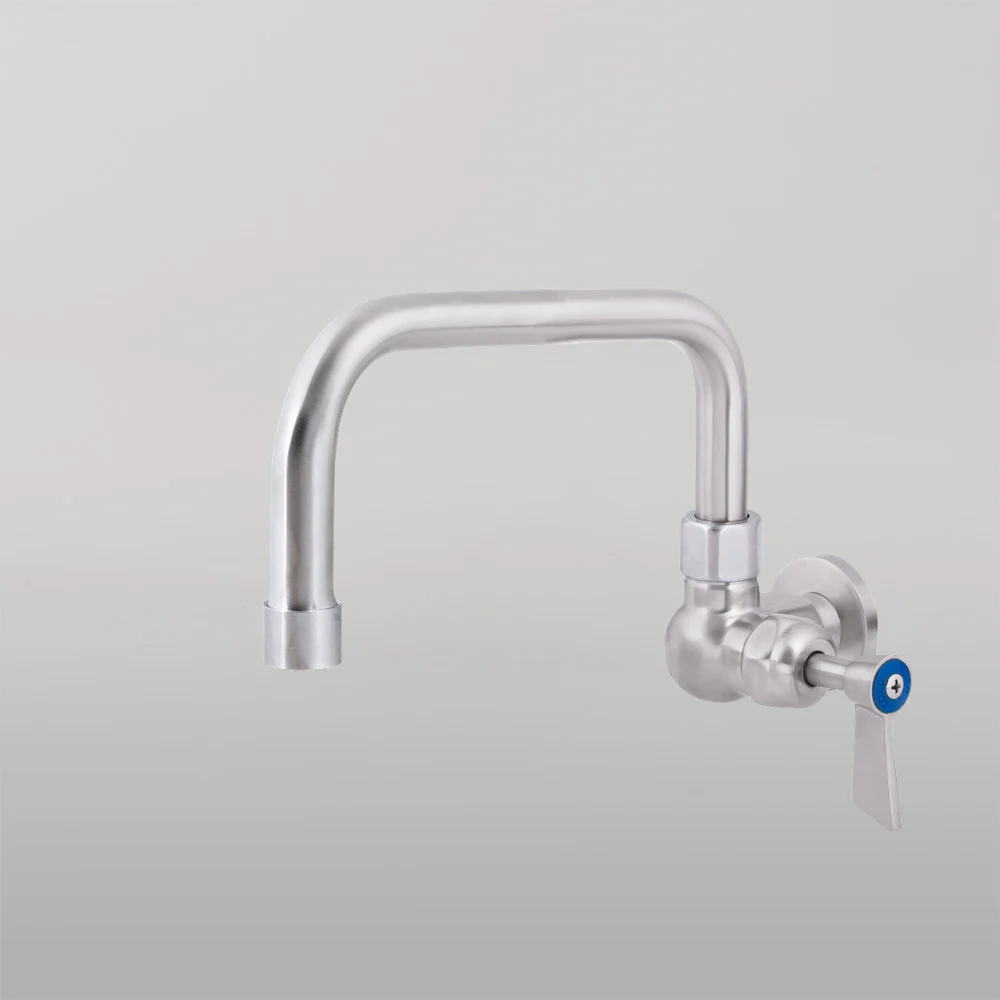 3monkeez Stainless Steel Single Wall Mount Body with Single Control and 8-inch Spout - Image 2