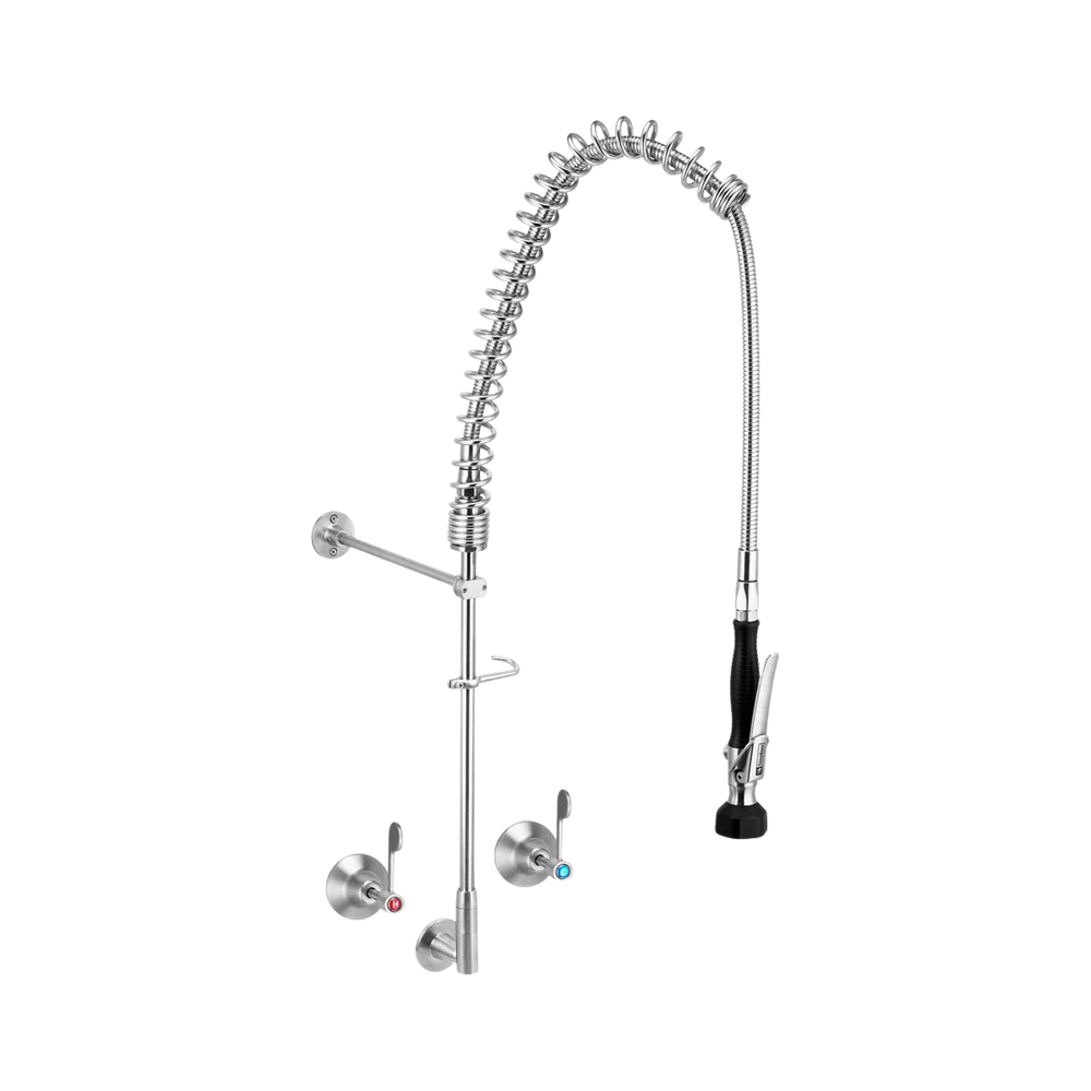 3monkeez Stainless Steel Wall Stops And Elbow Pre Rinse Unit - Image 4