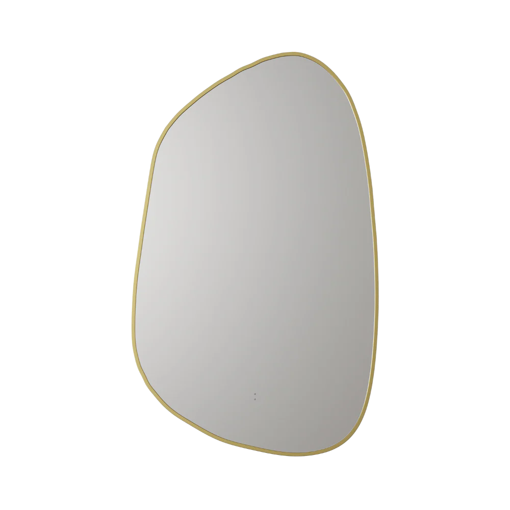 Aulic Tarcoola Asymmetric LED Mirror Brushed Gold - Image 3