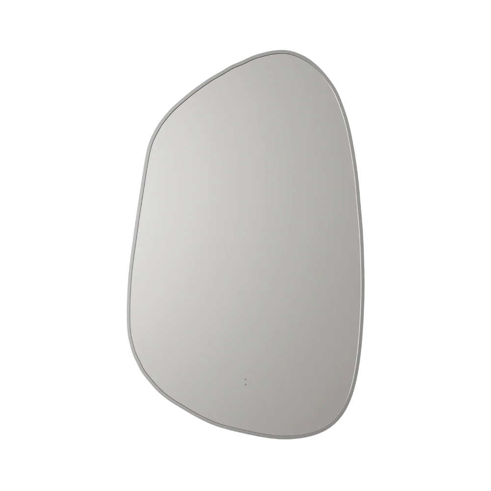 Aulic Tarcoola Asymmetric LED Mirror Brushed Nickel - Image 2