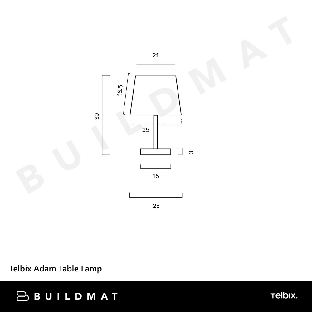 Telbix Adam Table Lamp Black - Image 5