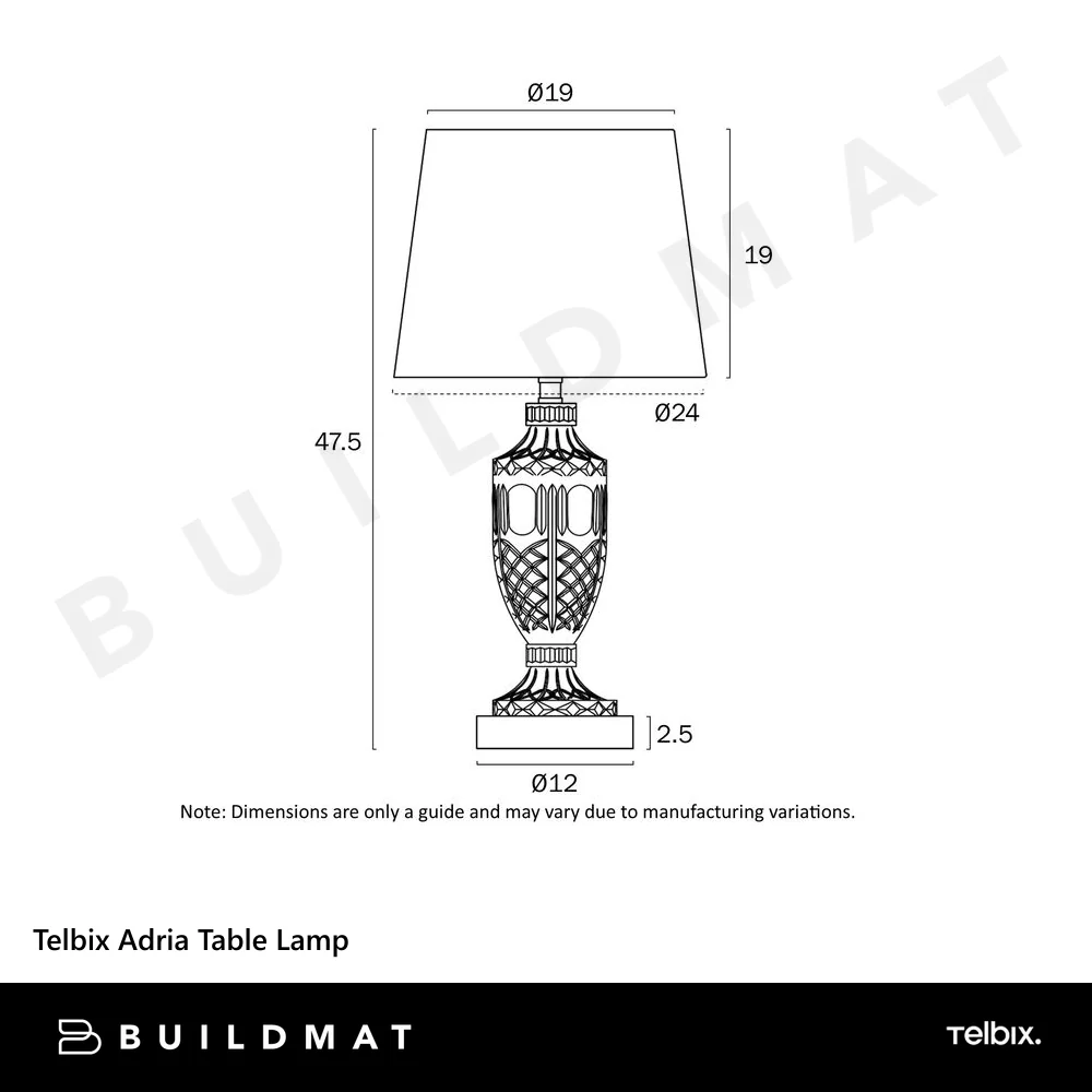 Telbix Adria Table Lamp Gold - Image 4