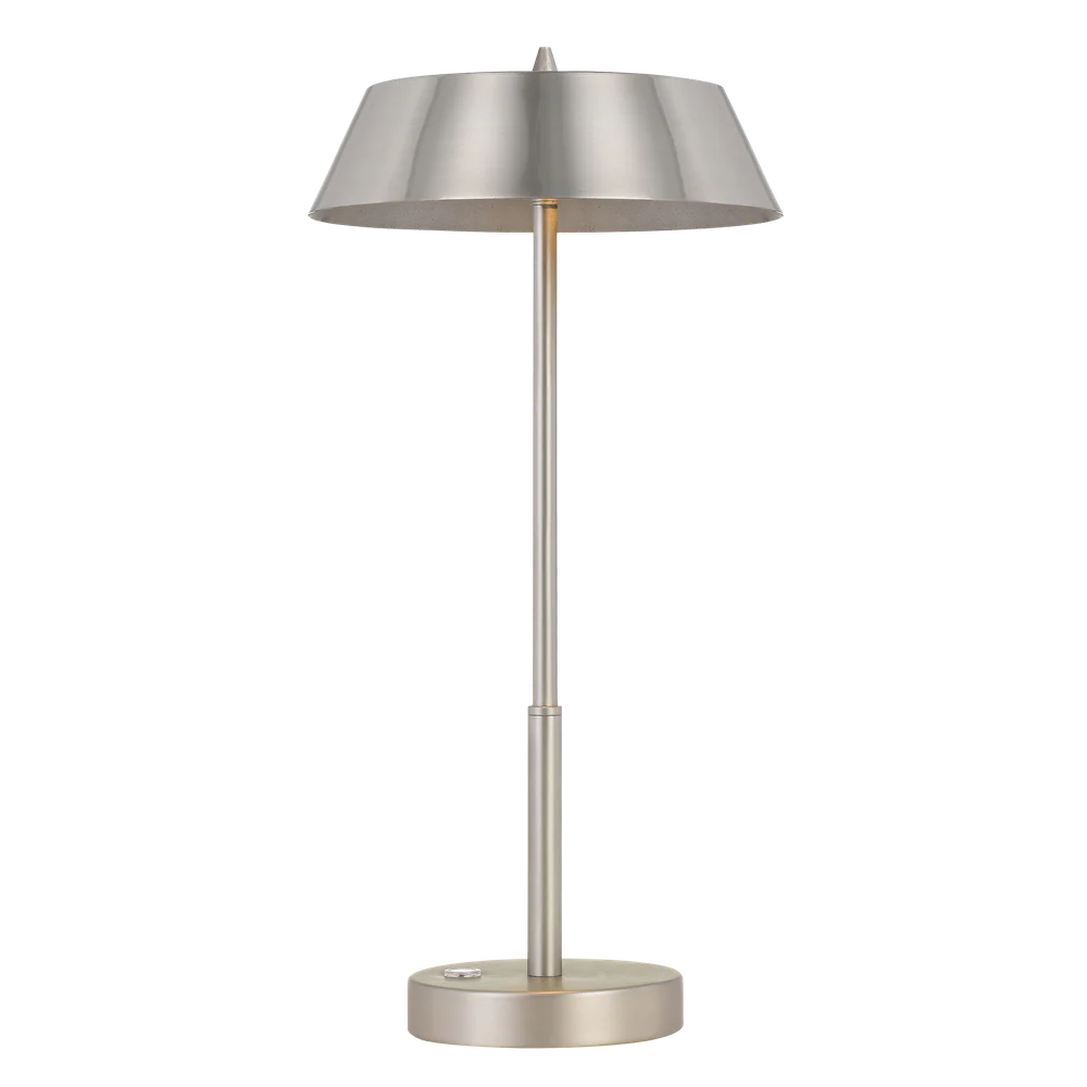 Telbix Allure 7W Led Table Lamp Nickel Silver