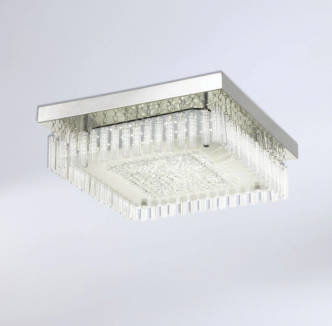 Telbix Andela Square 30W Led Oyster Chrome - Image 2
