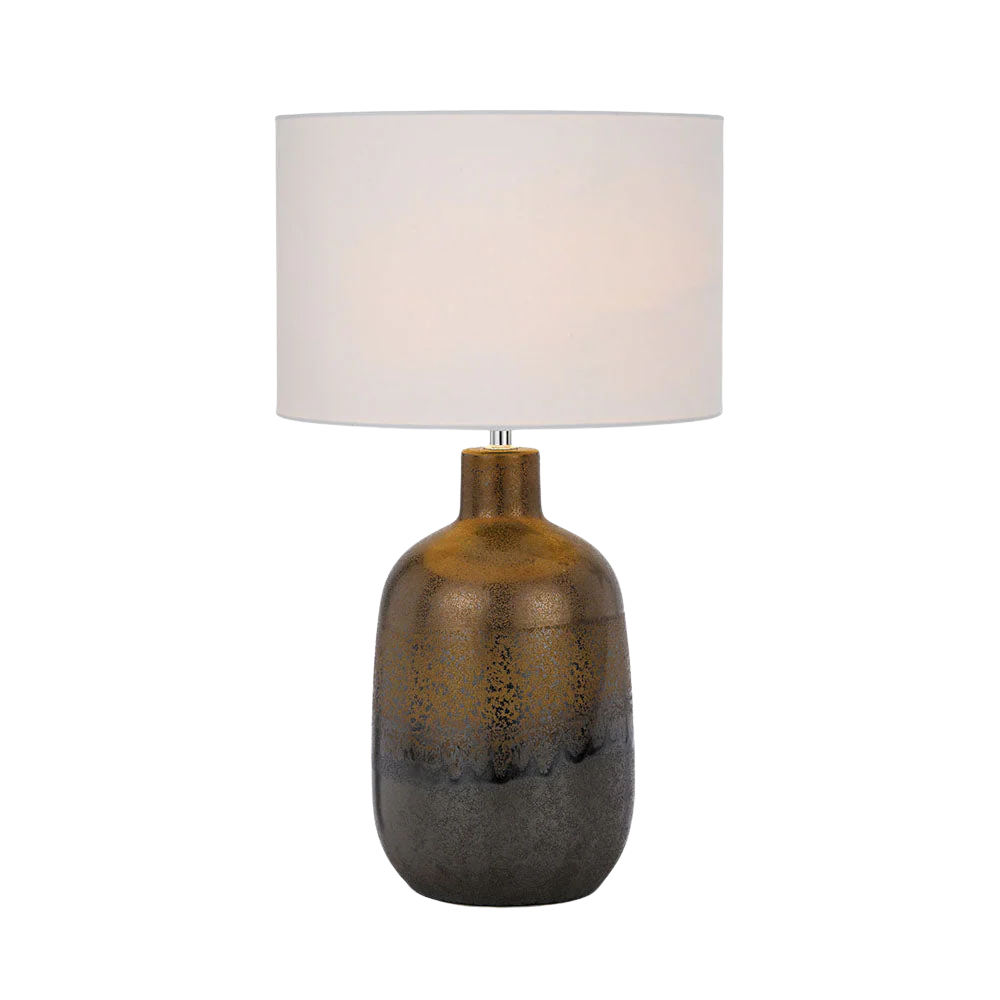 Telbix Arthur Ceramic Table Lamp Rust - Image 3