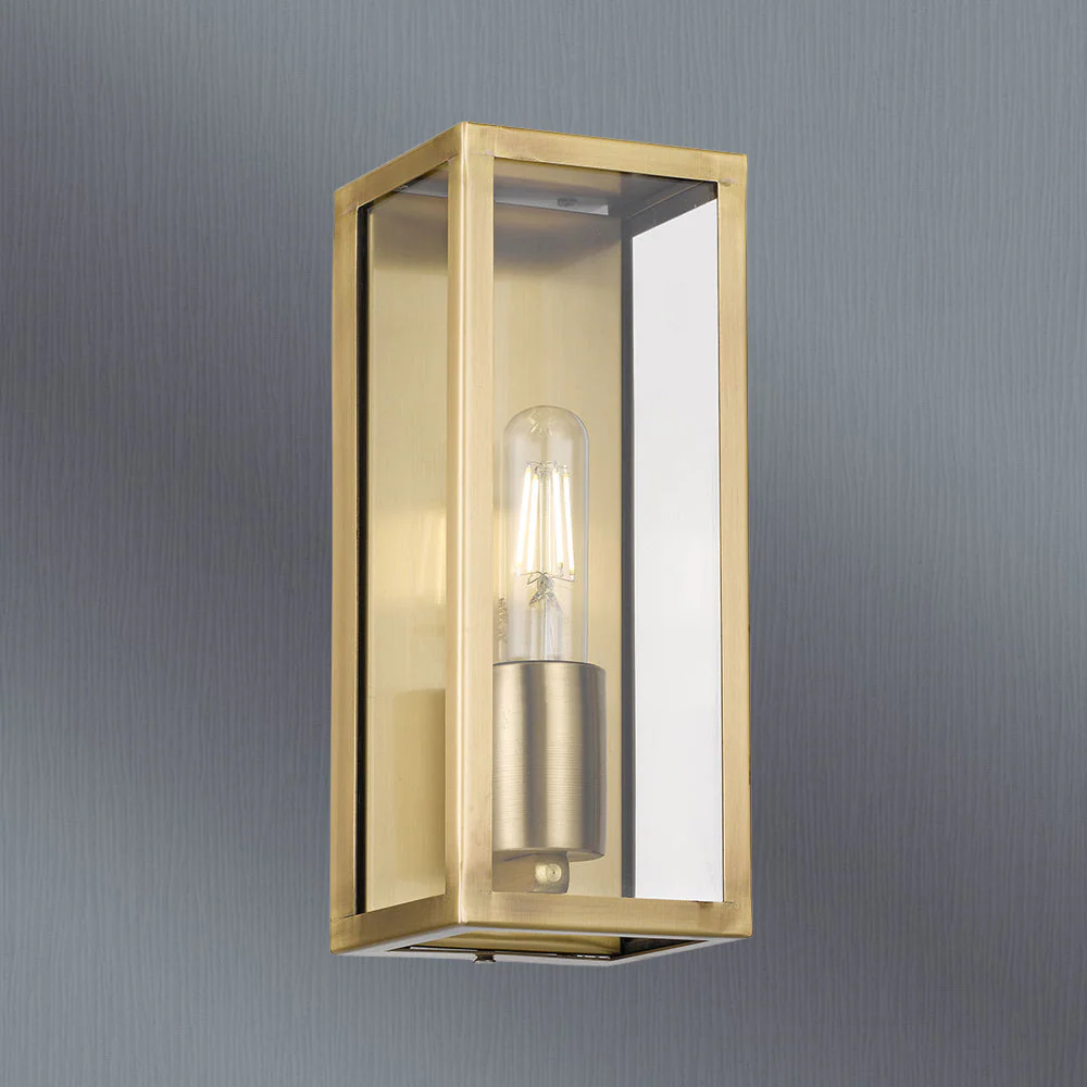 Telbix Arzano 25 Solid Brass Wall Light Antique Brass - Image 2