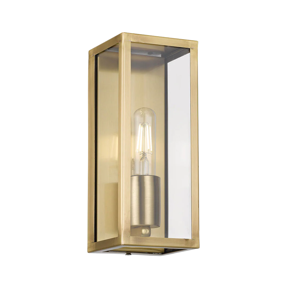 Telbix Arzano 25 Solid Brass Wall Light Antique Brass - Image 3