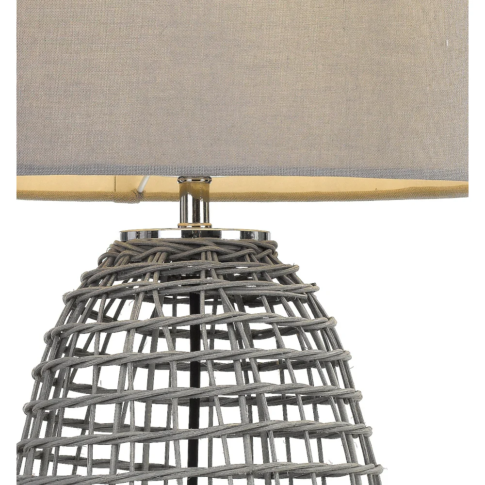 Telbix Bayz 40 Table Lamp Grey - Image 4