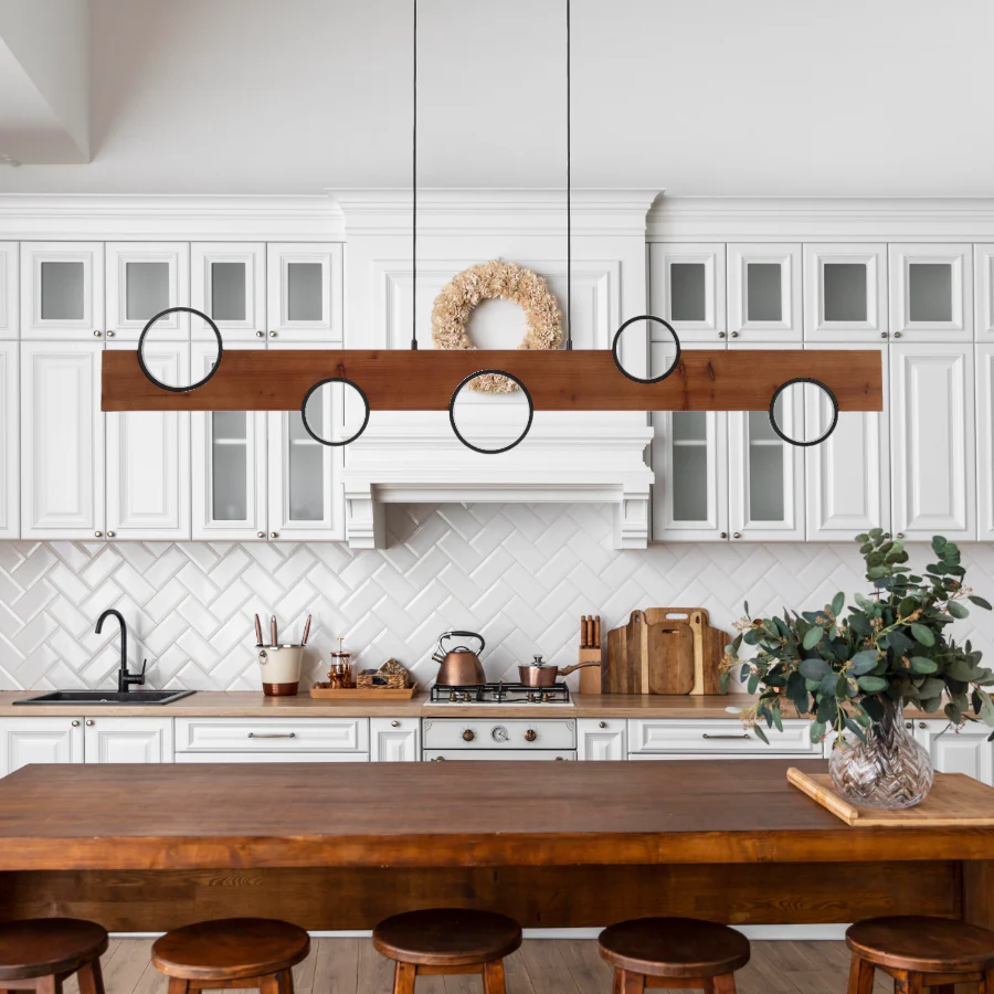 Telbix Bergen Pendant Walnut - Image 2