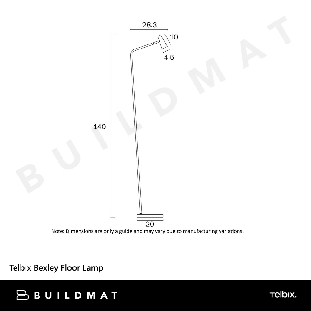 Telbix Bexley Floor Lamp Black - Image 4