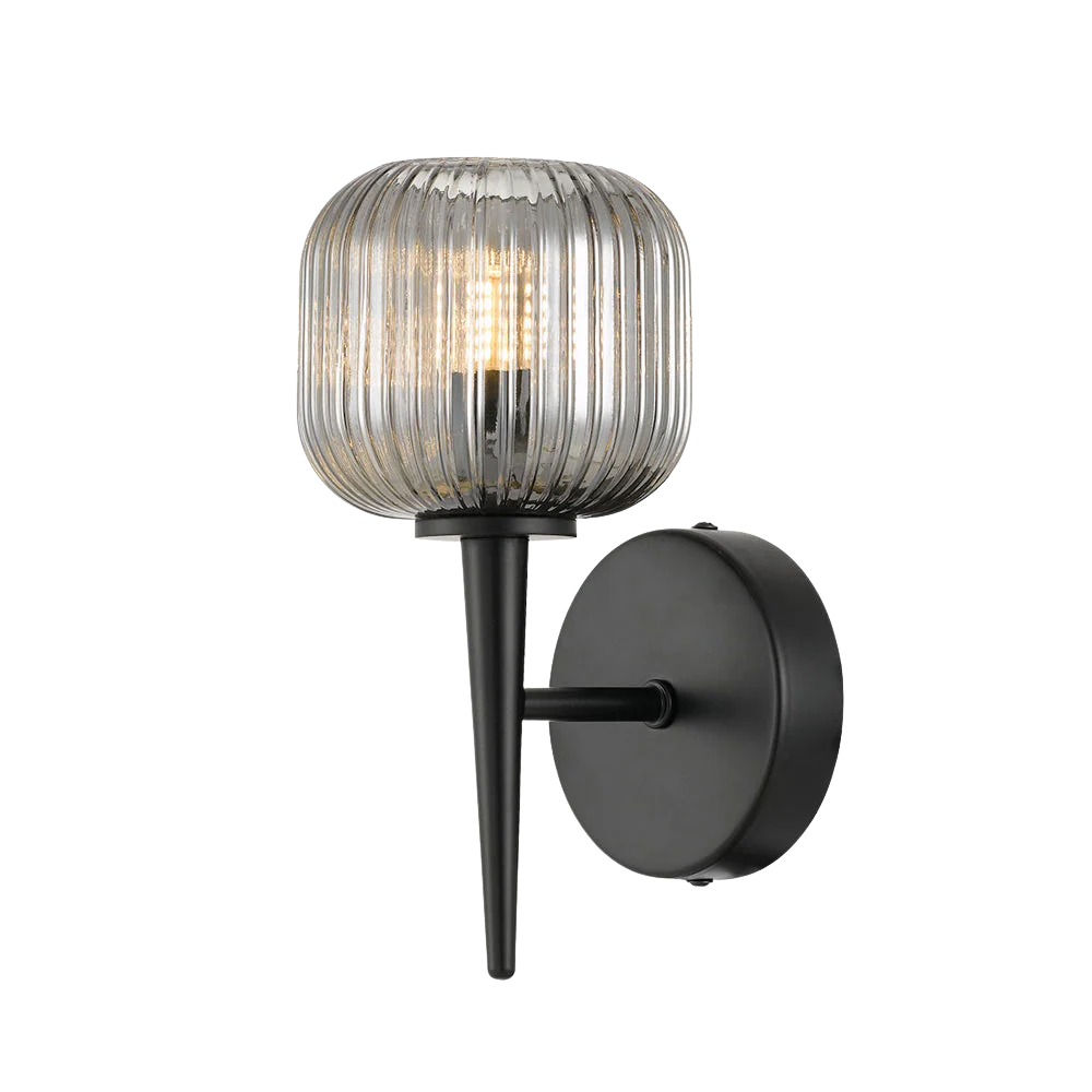 Telbix Bobo 1 Wall Light Black Smoke - Image 5