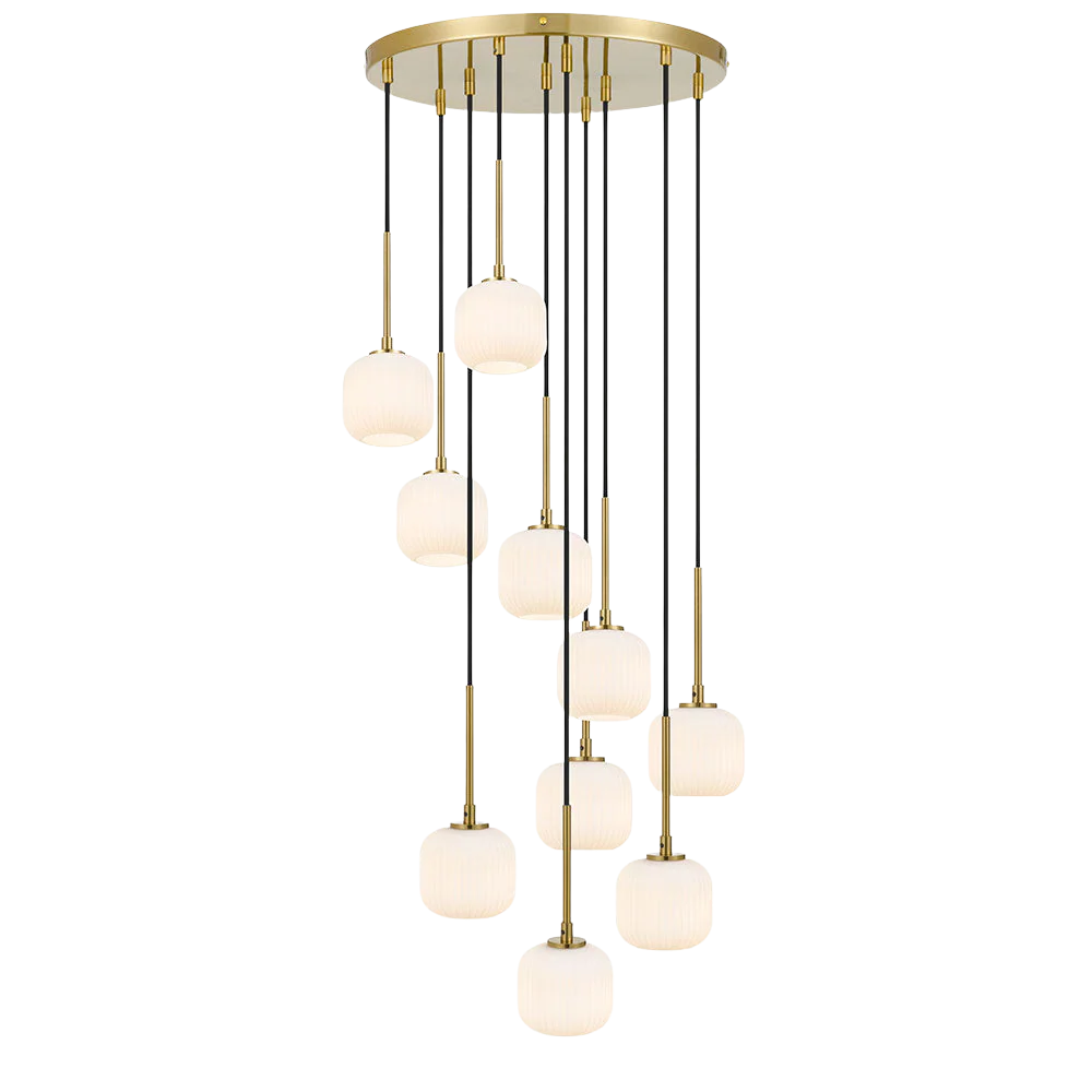 Telbix Bobo 10 Pendant Antique Gold - Image 3