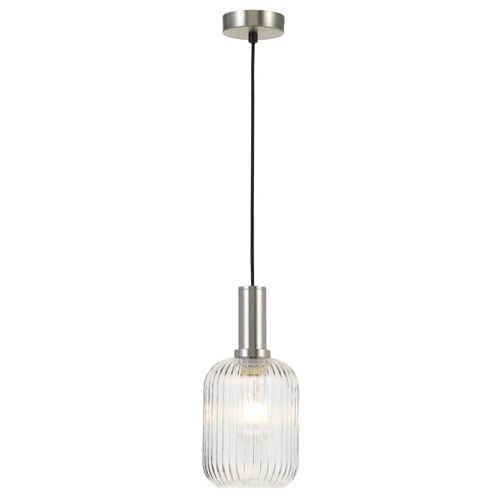 Telbix Bonura 14 Pendant Nickel Clear - Image 5