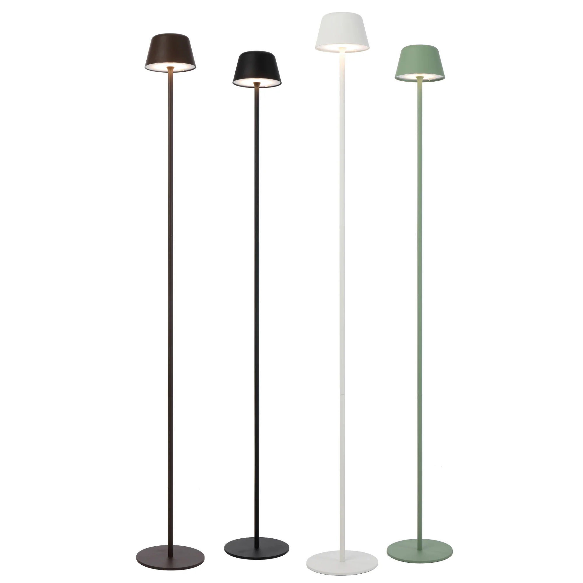 Telbix Briana Rechargeable Floor Lamp Brown - Image 4