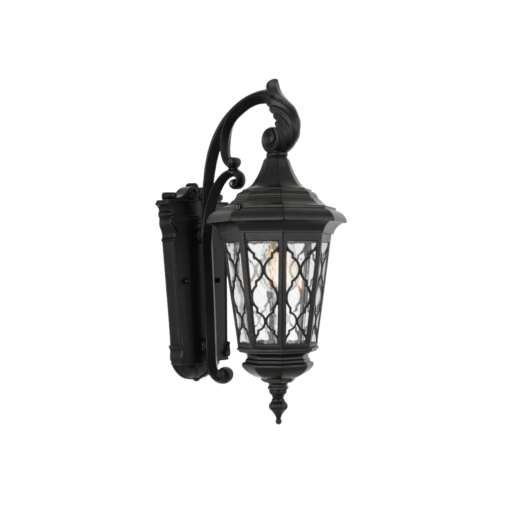 Telbix Brinley 28 Exterior Wall Light Black