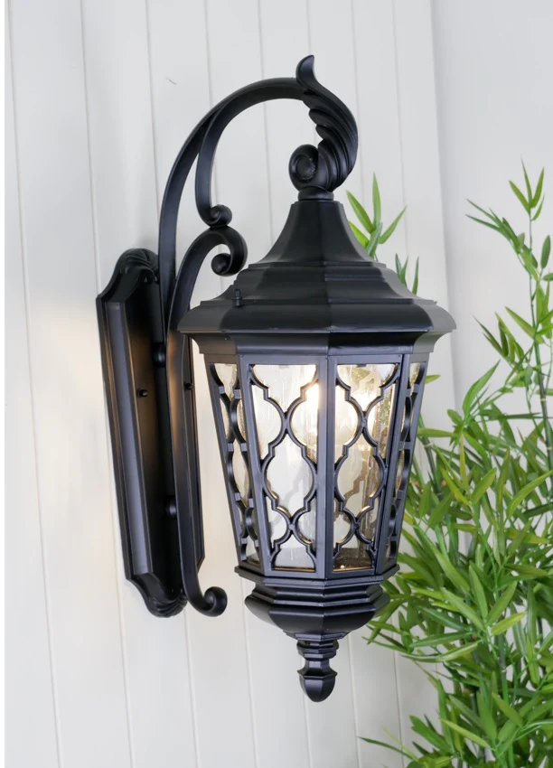 Telbix Brinley 35 Exterior Wall Light Black - Image 2