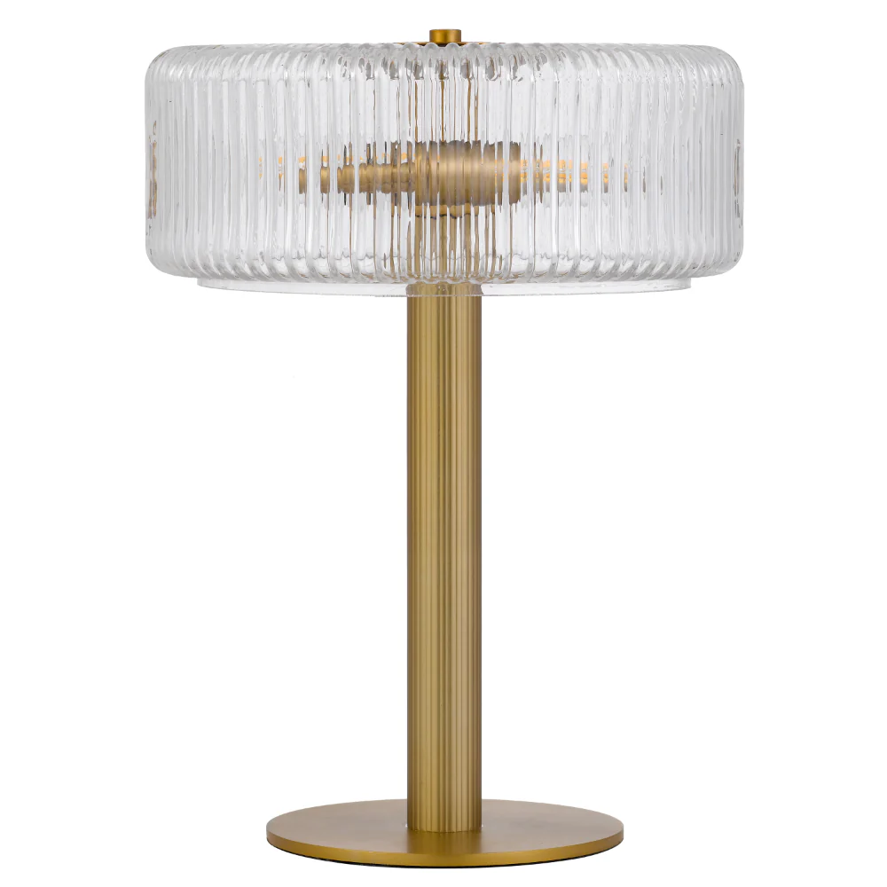 Telbix Brizo Table Lamp Antique Brass - Image 2