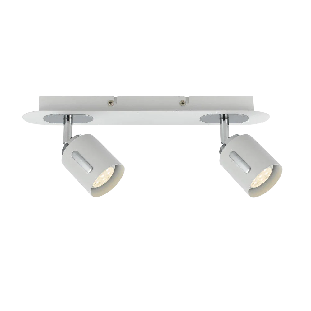 Telbix Burton 2x6W Led 2 Bar Spot White
