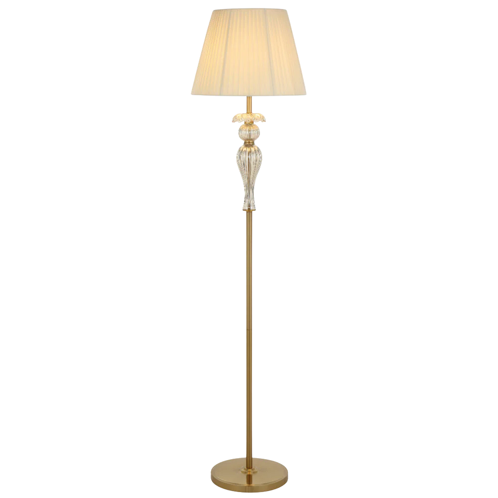 Telbix Cadiz Floor Lamp Antique Gold - Image 3